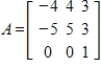 Find a basis for the eigenspace associated with eigenvalue for the matrix .