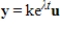 Suppose that A is an matrix and is a solution to the system of linear differential equations where is an eigenvector of A with associated eigenvalue . Let k be any scalar. Then is a solution to the system .