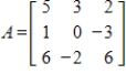 Use the Shortcut Method to find the determinant of the matrix  <div style=padding-top: 35px> 