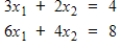 Use determinants to decide if a unique solution exists for the linear system  <div style=padding-top: 35px> 