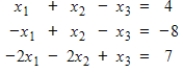Use determinants to decide if a unique solution exists for the linear system  <div style=padding-top: 35px> 