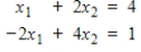 If applicable, use Cramer's Rule to find the unique solution of the given linear system. If Cramer's Rule is not applicable, explain why.  <div style=padding-top: 35px> 