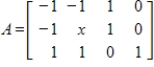 Find all values of so that rank , where
