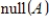 Suppose that A is a matrix. If the dimension of is , and the dimension of is , what is ?