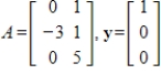 Determine if the given vector is in the range of where