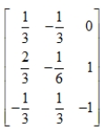 Use the matrix to find the solutions to the linear system