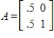 Determine if the given matrix is regular.