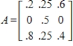 Determine if the given matrix is regular.