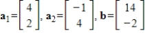 Express as a linear combination of the other vectors, if possible.