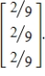 Determine how to divide a total mass of 18 kg among the vectors so that the center of mass is