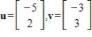Evaluate the given inner product on for .
