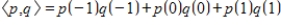 Use the Gram-Schmidt process to convert the set to an orthonormal basis with respect to the inner product .