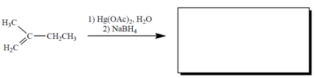 Complete the reaction by providing the structure of the missing product. (Ignore byproducts.)