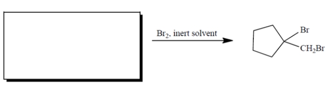 Complete the reaction by providing the structure of the missing starting material.