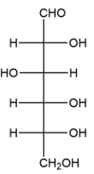 Given the Fischer projection, draw both anomers of the corresponding pyranose ring in a Haworth projection, then label each anomer.