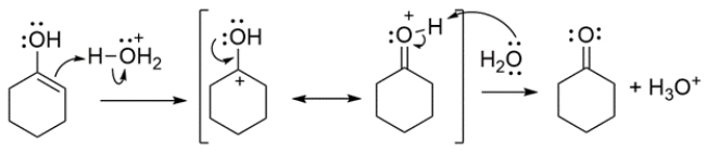 (a) The acidic mechanism starts with protonation of the alkene to form a carbocation, which can be stabilized by the nearby hydroxy group. (b) The basic mechanism starts by deprotonating the alcohol.