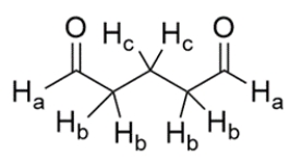 When allowed to react with D<sub>2</sub>O in the presence of a trace amount of NaOD, which hydrogens in the molecule will be exchanged by deuterium (D)?