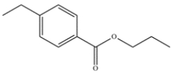 a. The -oate suffix indicates an ester. The first part of the name of an ester refers to the alkyl group connected to the oxygen in the ester. A benzoate is a benzene ring with an ester substituent. Lastly, the 4-ethyl indicates an ethyl group para to the ester functionality. The structure of propyl 4-ethyl benzoate is: b. The name indicates a five-carbon chain where the amide is on carbon 1 and the nitrogen has an ethyl and methyl substituent. c. The compound is an acid chloride which is bonded to a cyclohexane ring.