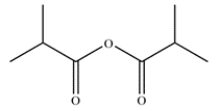 Outline a one-step synthesis of the anhydride.