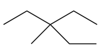 Consider the following alkane, shown in a skeletal structure. What is the IUPAC name of this compound? 