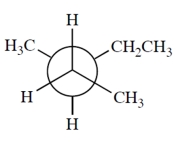 <strong>Which is a correct Newman projection of 3-methylpentane?</strong> A) B) C)