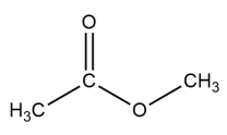 Consider the structure of methyl acetate. Draw an alcohol that is a constitutional isomer. It may contain other functional groups. 