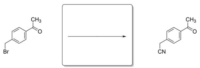 Outline a synthesis to achieve this transformation.