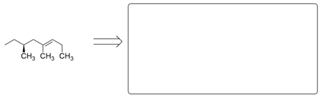 These two alkenes were prepared by Wittig reactions. In the corresponding box show one set of the carbonyl and ylide reaction partners that would make each alkene. There may be more than one correct answer; just show one. Remember the general form for an ylide is Ph<sub>3</sub>P=CR<sub>2</sub>. a. b.