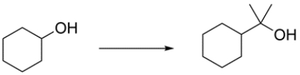 Outline a synthetic route for the transformation: