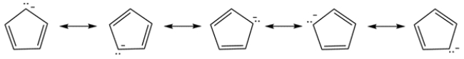 Each of the compounds contains an allylic proton. The allylic protons in compound A are double allylic since it is next to two double bonds. The resulting carbanion can be delocalized to give a stable carbanion.    Compound B contains two equivalent allylic protons. There are only two resonance structures possible.    Compound C also contains a doubly allylic proton. In addition, the resulting carbanion results in an aromatic ring, which is very stable. The charge can be delocalized to each carbon in the ring.    The most acidic compounds will have the most stable conjugate base. Thus, compound C is the most acidic, followed by compound A, then compound B.
