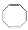 Cyclooctatetraene (COT) has eight pi electrons but is a stable compound. Explain why.