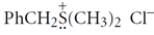 Give the structure of the nucleophile that would react with benzyl chloride (PhCH<sub>2</sub>Cl) to give the sulfonium salt: