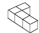 Suppose you have an L-shaped figure such as the one below. What is the volume of a figure similar to this one rounded to the nearest tenth, with a scale factor of 2.8? Each cube has a volume of 1 cubic unit.