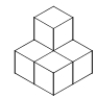 <strong>Consider the shape in the figure, made of centimeter cubes glued together face to face. What is the volume of the shape, in cubic centimeters? </strong> A) 11 B) 10 C) 8 D) 6 E) 5