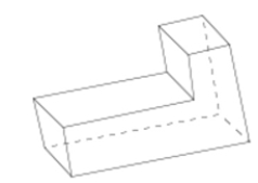 <strong>What is the name of the shape below? </strong> A) polyhedron B) eight-gon C) hexagonal prism D) octahedron E) L-pyramid