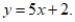 A) Give an equation that is dependent with B) Give an equation that is inconsistent wit