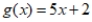<strong>Suppose that and h(x) is defined by machine X below. Give the output if 3 is the input to each of the following combinations. </strong> A) first h(x) then g(x) B) first g(x) then h(x)