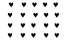 If the hearts shown represent only 2/5 of the chocolate hearts you gave away on Valentine's Day, how many chocolate hearts did you give away in all?