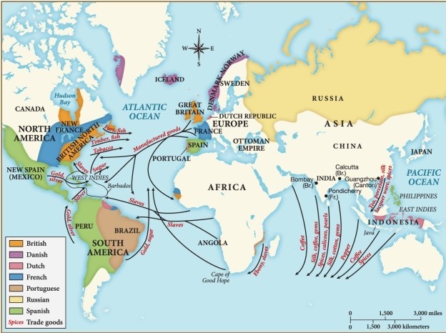 <strong>In the 1740s, which of the following regions would most likely export coffee to Europe? </strong> A) Angola B) Peru C) Brazil D) Indonesia