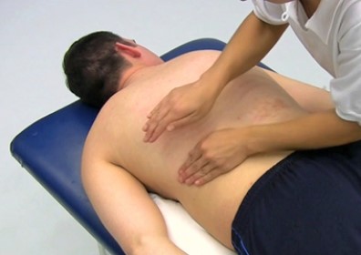 <strong>Which of the following illustrations represents the type of massage technique that is used in conjunction with cupping to bring about a varied stimulation of the sensory nerves over heavy muscle areas?</strong> A) B) C) D) E)
