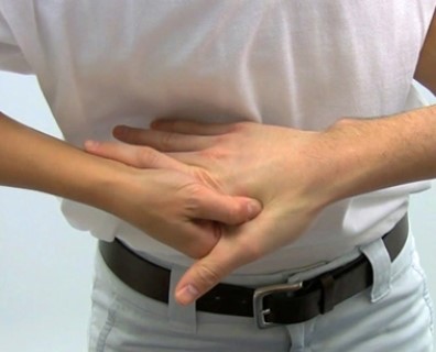 <strong>Which of the following illustrations represents the type of massage technique that is used to stretch the underlying tissue and increase circulation around the joint?</strong> A) B) C) D)