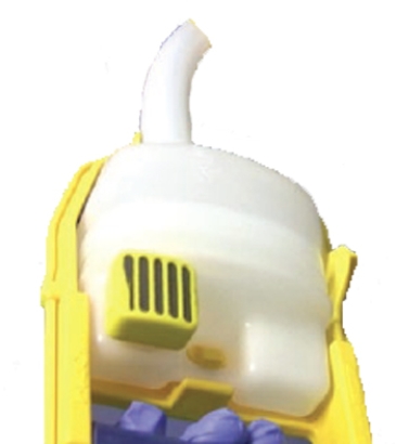 <strong>What is this airway adjunct device in the figure? </strong> A) OPA B) NPA C) Suction device D) Supraglottic airway E) King-Devick device