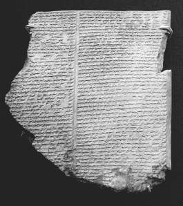 <strong>What is the name given to the script employed on this tablet?  </strong> A)Hieroglyphs B)Abjad C)Proto-alphabetic D)Cuneiform <div style=padding-top: 35px> 