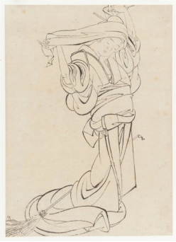 Katsushika Hokusai's A Maid Preparing to Dust (figure 5.26) and Jean-Auguste-Dominique Ingres's Portrait of Madame Hayard (figure 5.15) in terms of their use of line and values. How do the works show how artists see differently when they draw?