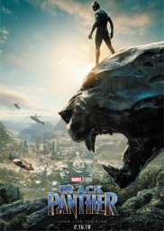 Describe the different scales in the Black Panther poster (figure 4.18). Why might different scales have been used? What effect do the different scales create?