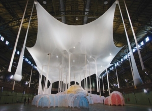 <strong> Artists like Brazilians Vik Muniz (who created Temple of Juno in Agrigento, after Casper David Friedrich, figure 21.25A) and Ernesto Neto (who created Anthropodino, figure 21.26A) are typical of the globalization and diversity in art because they:</strong> A) Reference diverse identities B) Reject a story of art C) Defy stereotypes D) Address social issues