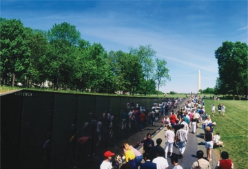<strong> A work of art like Maya Lin's Vietnam Veterans Memorial (figure 1.3) expresses a theme of war, death, and remembrance. Can we say that this is the only theme it could possibly express?</strong> A) No, because works of art can be used to protest the social order B) Yes, because that is the category that fits it best C) No, because works of art can be associated with more than one theme D) Yes, because good works of art should have only one theme