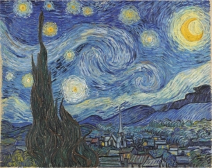 Explain how Vincent van Gogh's The Starry Night (figure 19.32) and Edvard Munch's The Scream (figure 19.34) still contain Impressionist elements, but also move away from Impressionism.