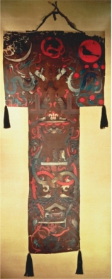 The banner from the Tomb of Lady Dai (figure 18.19) and the royal crown from the Gold Crown Tomb (figure 18.20) show that __________ was important in early art in China and Korea.