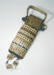 <strong> While it was made for a practical purpose, the Sioux Baby carrier (figure 17.22) also involved what sacred and specially trained skill?</strong> A) Embroidery B) Quillwork C) Patchwork D) Featherwork